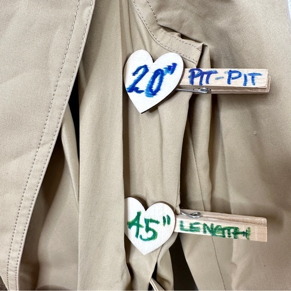 Jenni Kayne NWOT RainCoat Trench Coat Size:Small Belted Hooded Black Color - Picture 11 of 11